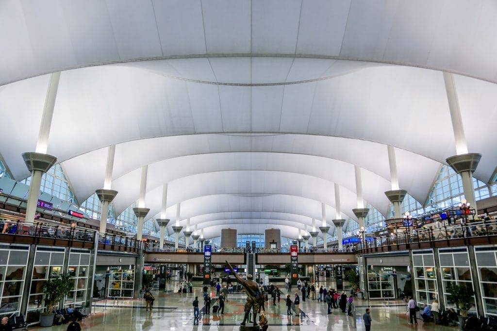Jeppensen Terminal in Denver International Airport (USA)