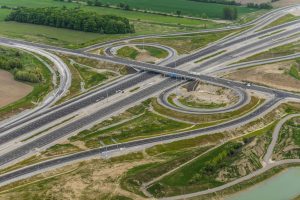 East 407 interesection birds eye view