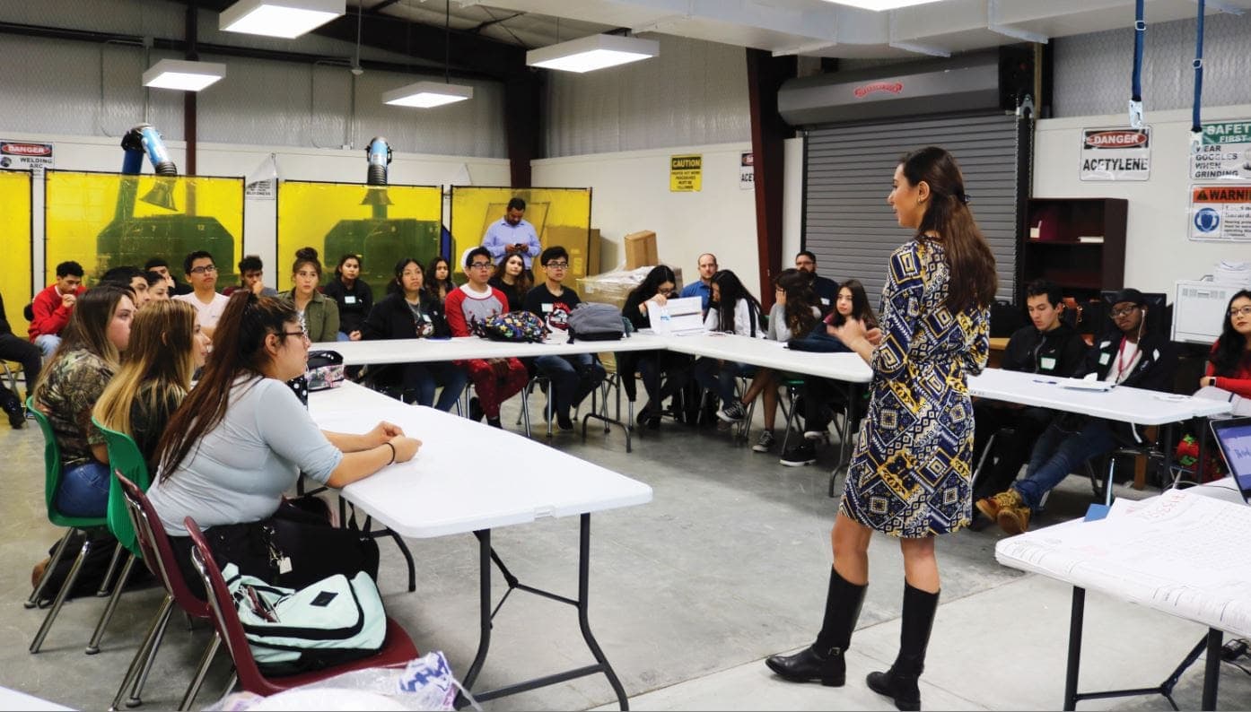 Gabby shared her story with more than 30 students Gabby shared her story with more than 30 students