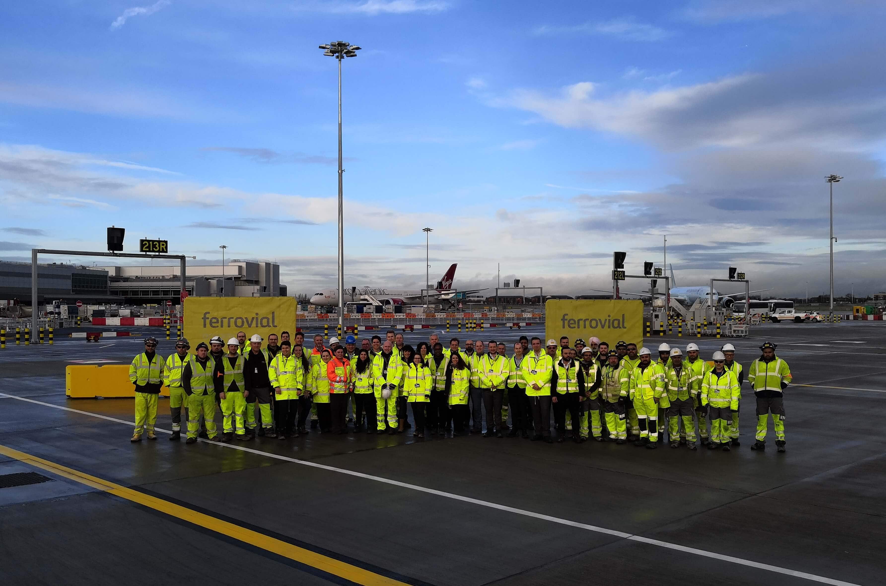 Heathrow ferrovial agroman team
