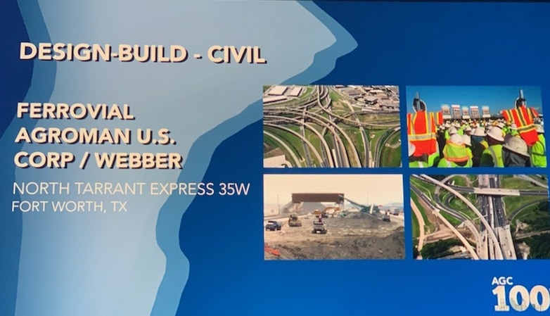 Los premios JLT Build America rinden honores a los miembros de la AGC