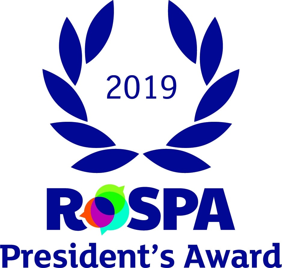 23.04.19 RoSPA President's Award 2019 Image of the Rospa logo