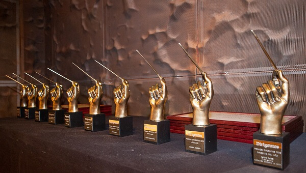 Imagen de las estatuillas que se entrega a los premiados