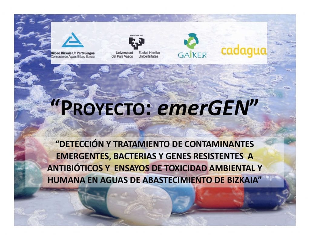 Cadagua Ferrovial Proyecto emerGEN Contaminantes Emergentes Depuradora Aguas Medioambiente