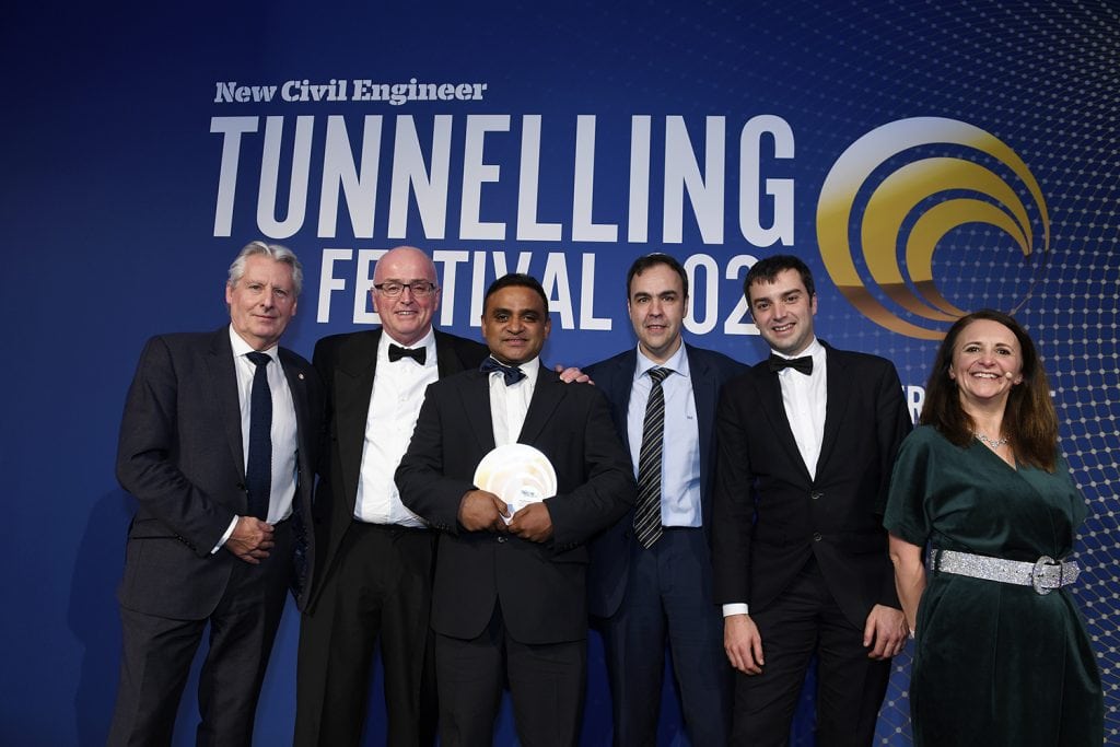 Tunnelling Team Of The Year at New Civil Engineer Tunnelling Festival