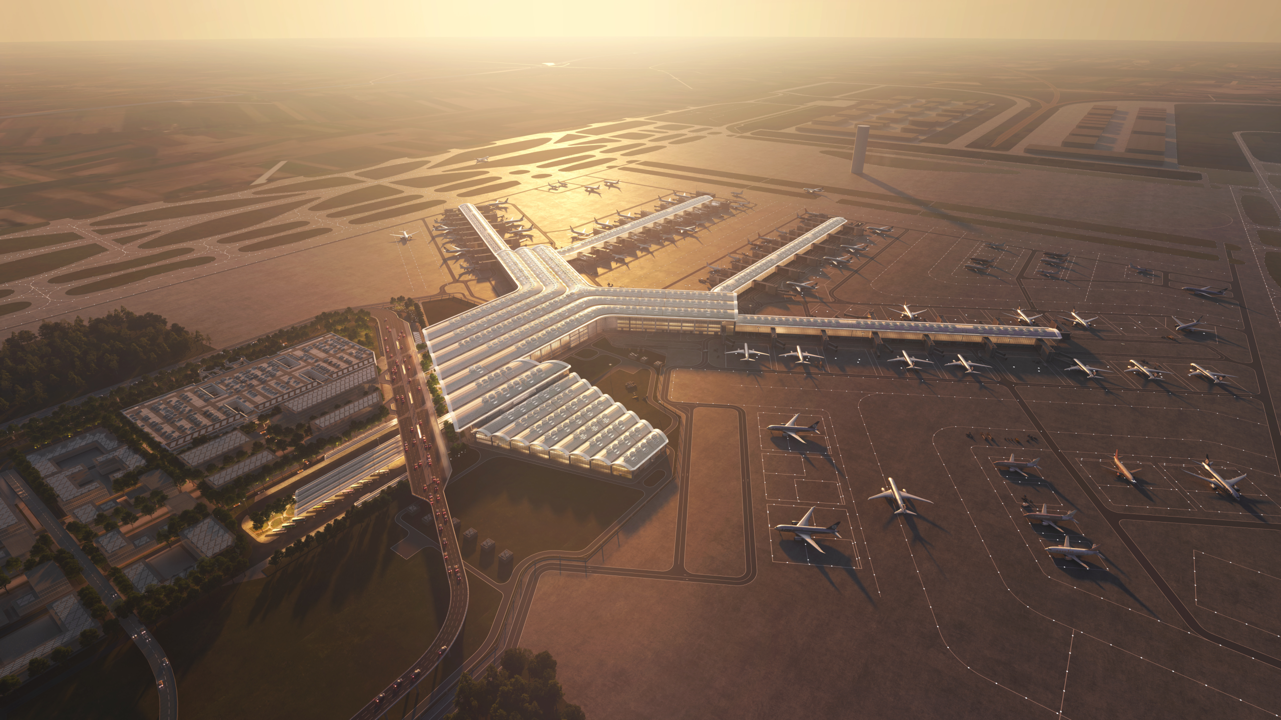 Aeropuerto nacional de Polonia